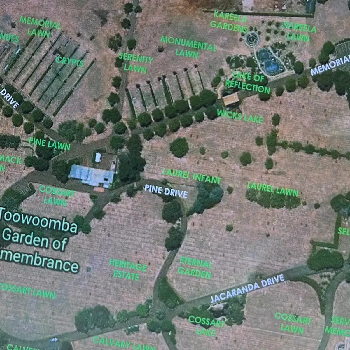 toowoomba old map