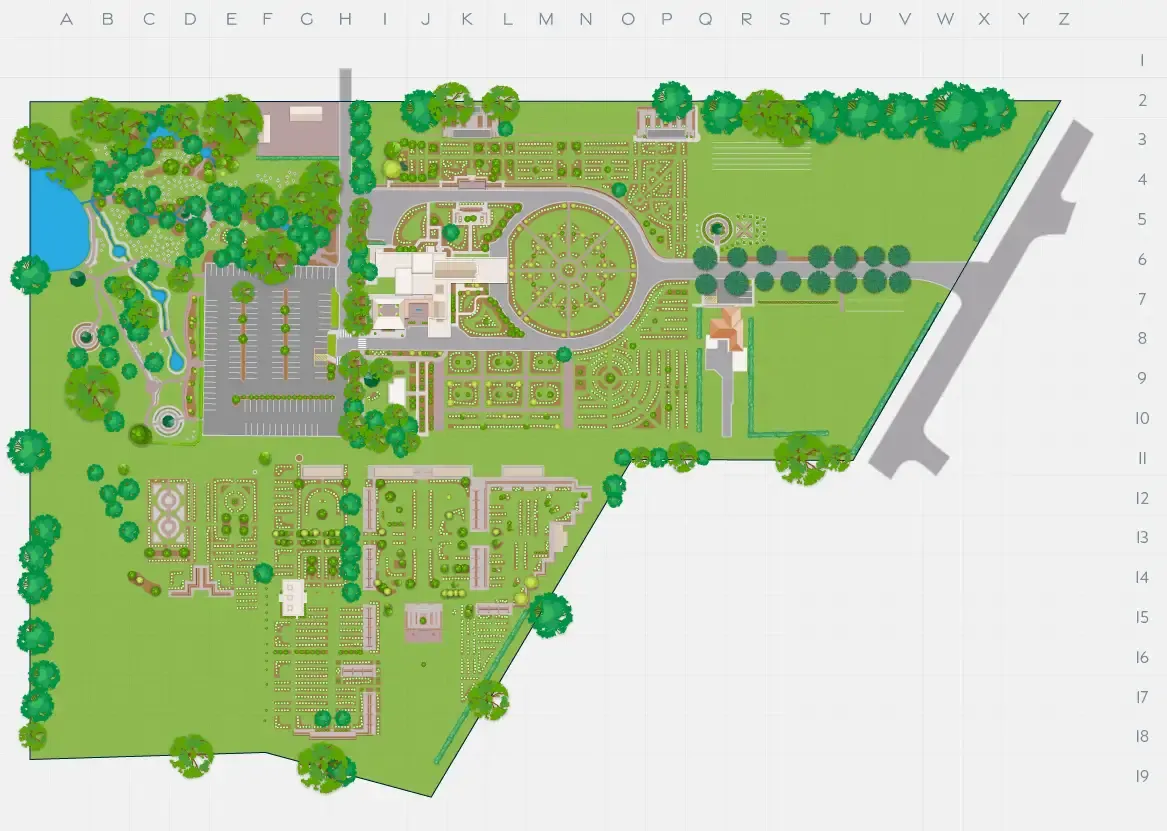 Newcastle Memorial Park Map