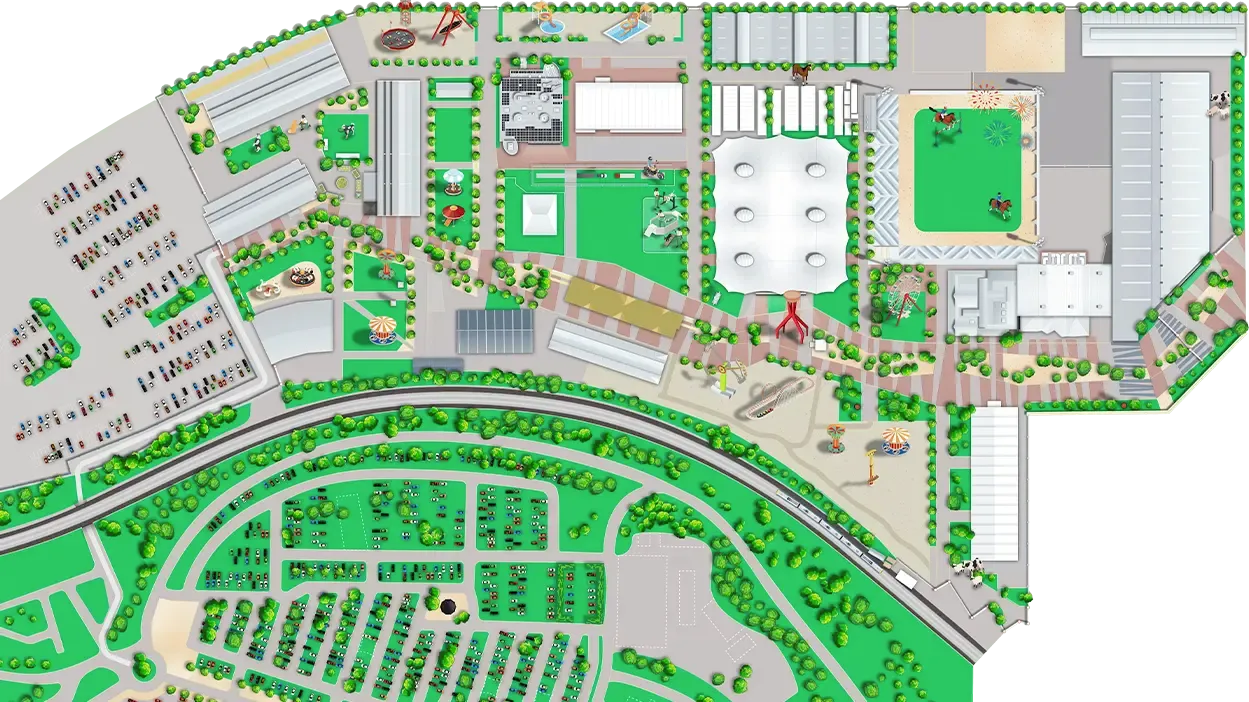 Melbourne Royal Show Walkable Base No Route