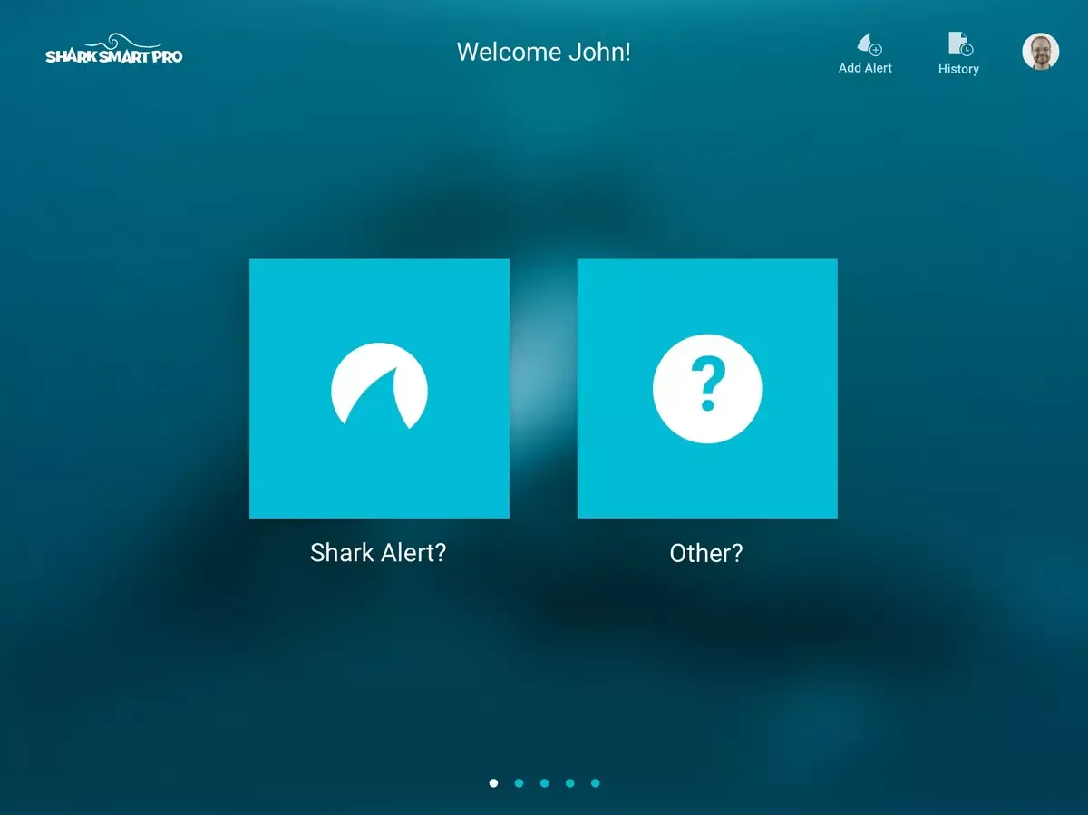 SharkSmart Pro Logging Alert Type Tablet